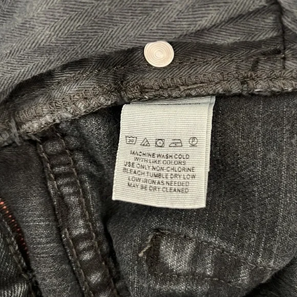 Free People~Frayed Denim Short Shorts / Black / Host Pick - Picture 6 of 7